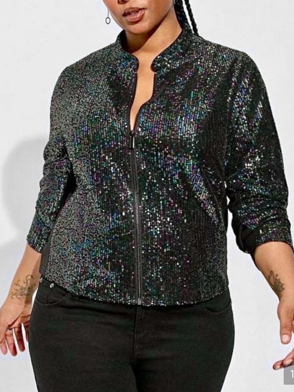Glidder sequined boho spring summer boho jacket hippy shabby chic festival vibe